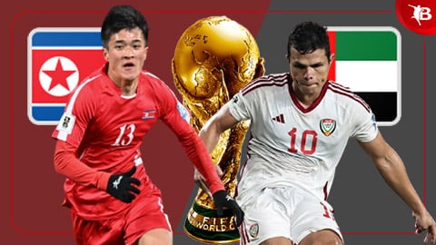  01h15 ngày 26/3: Triều Tiên vs UAE
